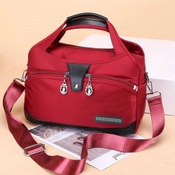 Large Capacity Waterproof Anti-theft Fashion Lades Bag ( Maroon color )