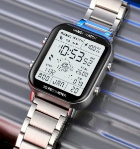 SKMEI #1888 High Quality 30M Waterproof Digital Watch with Stop Watch and Alarm Features Custom Logo Wholesale Wrist Watch